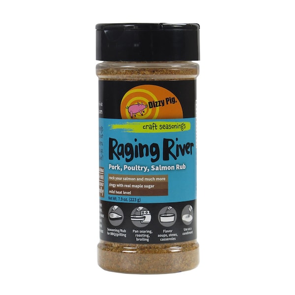 Dizzy Pig Dizzy Pig Raging River Pork/Poultry/Salmon BBQ Rub 7.9 oz DP-RR-8 - main
